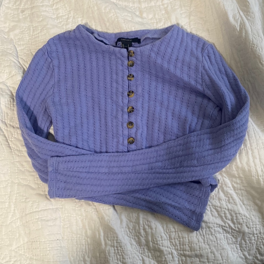 purple button up